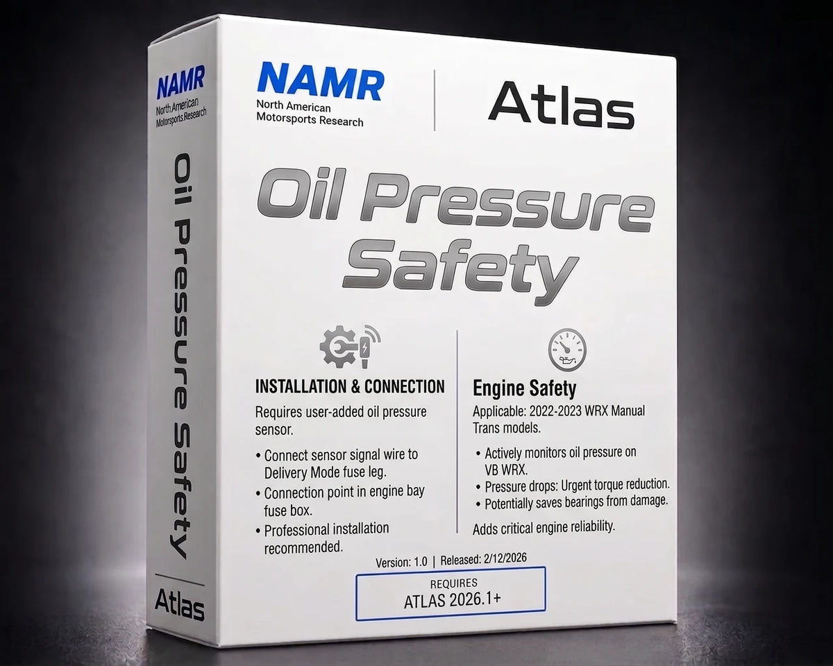 Oil Pressure Safety Custom Feature - VB WRX (2022-2023 MT)